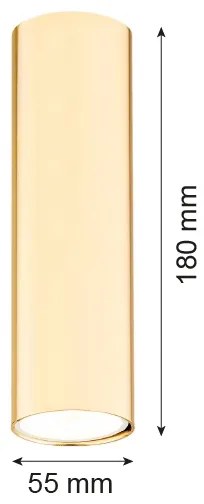 Argon 4761 - Faretto TYBER 1xGU10/5W/230V ottone