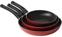 cf padelle ''cucina sano'' set 3 pezzi cm. 18 / 22 / 26 7939100nlm