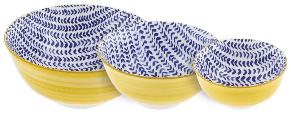 Set di 3 ciotole in porcellana Cetara - Villa Altachiara