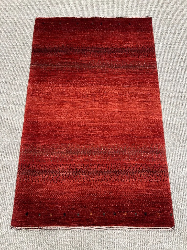 Loribaft Tappeto 70 x 110 Rosso (Iran) Annodato A Mano