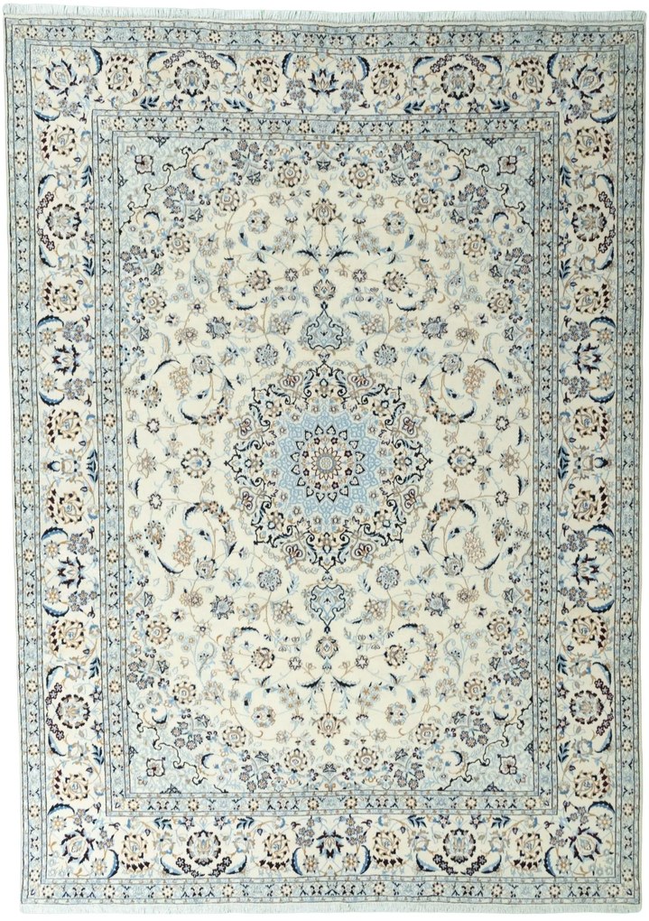 Nain Tappeto persiano 350x250 Beige (Iran) Annodato A Mano