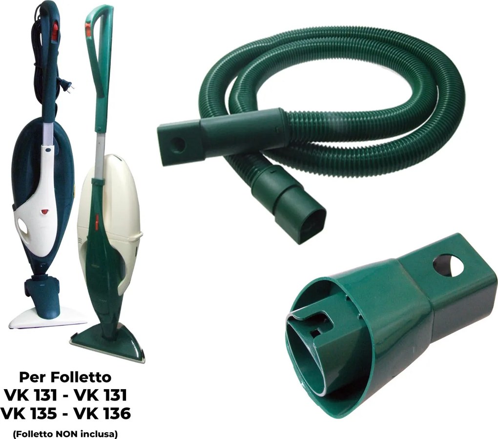 Tubo Flessibile per Folletto Vorwerk 130 - 131 - 135 - 136...