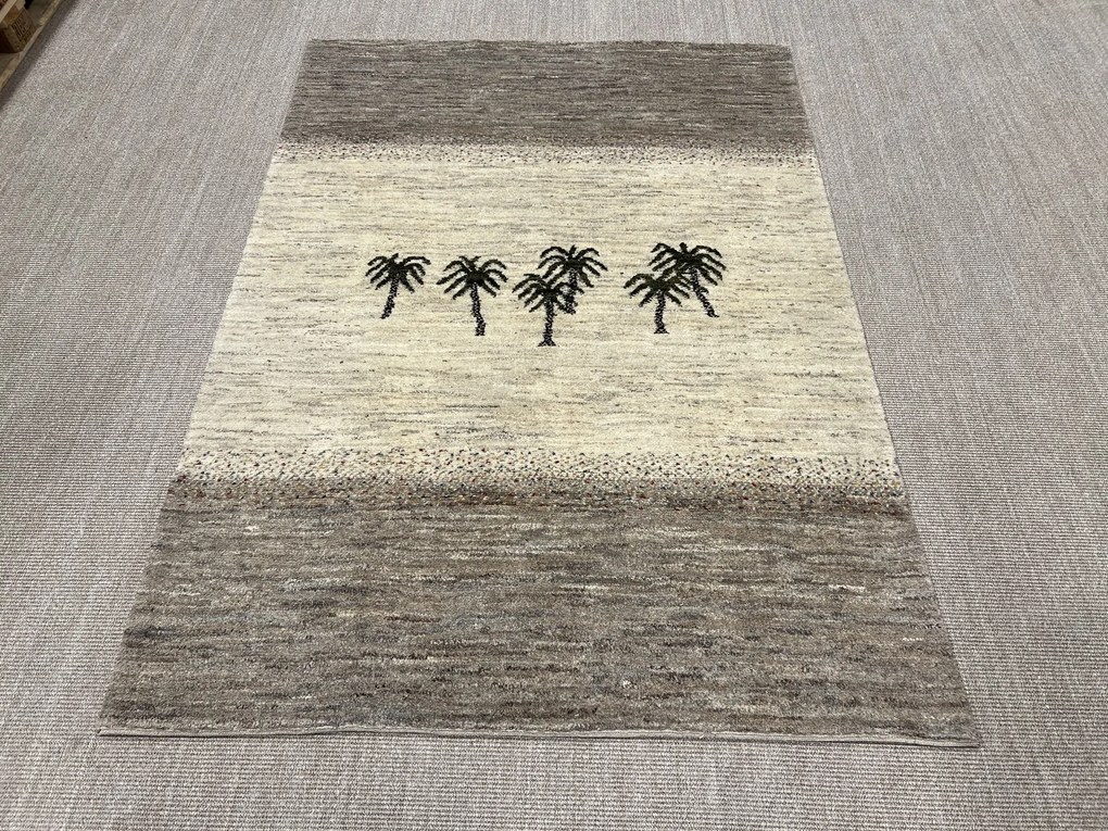 Gabbeh Tappeto 150 x 210 Marrone (Iran) Annodato A Mano