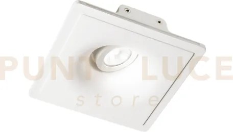 Zephyr faretto da incasso in gesso verniciabile ip20 1 luce attacco...