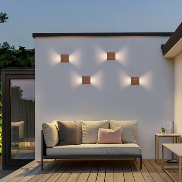 Immax 08523L - Applique da esterno LED LUXLINE 6W/230V 3000K IP54 noce