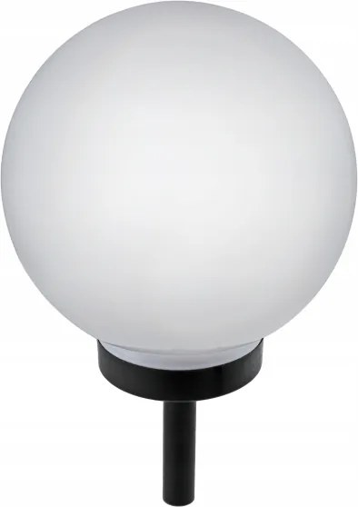 Lampada solare a LED LED/1,2V 6500K 200 mAh Ø 25 cm IP44 bianco/nero