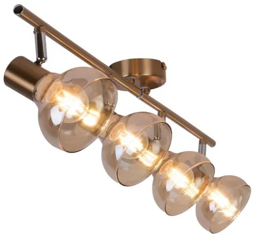 Rabalux 5550 - Faretto HOLLY 4xE14/40W/230V oro