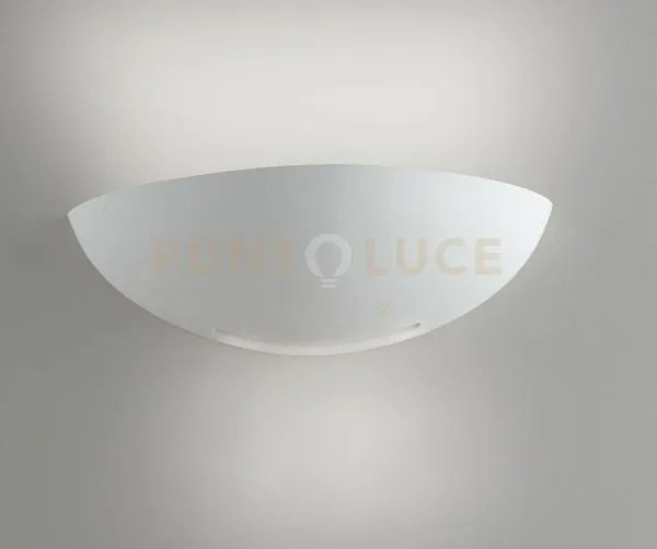 Applique a parete sestriere bianca 1 luce attacco e27 31x12,5x9,5cm...