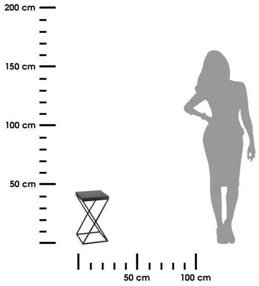 Portafiori LOFT 40x24 cm nero