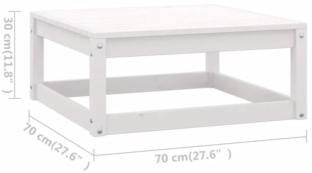 Set Divani da Giardino 7 pz con Cuscini Legno Massello di Pino