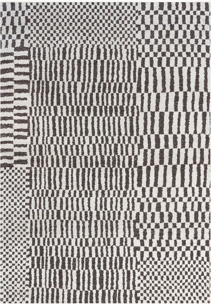 Tappeto jacquard lavabile da interno-esterno Berber
