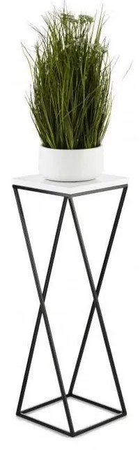 Portafiori LOFT 70x24 cm nero/bianco