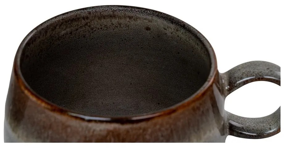 Set di 4 tazze in gres grigio da 500 ml Selma - House Nordic