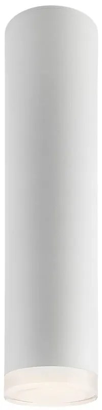 Lampada da soffitto bianca con paralume in vetro Franco - LAMKUR