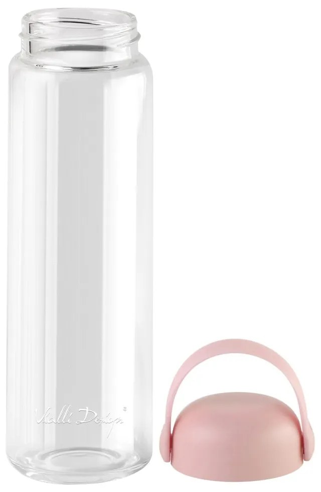 Bottiglia rosa in vetro 540 ml Fuori – Vialli Design