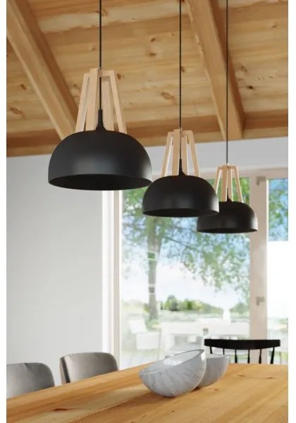 Sollux SL.0390 - Lampadario a sospensione con filo CASCO 1xE27/60W/230V diametro 30 cm