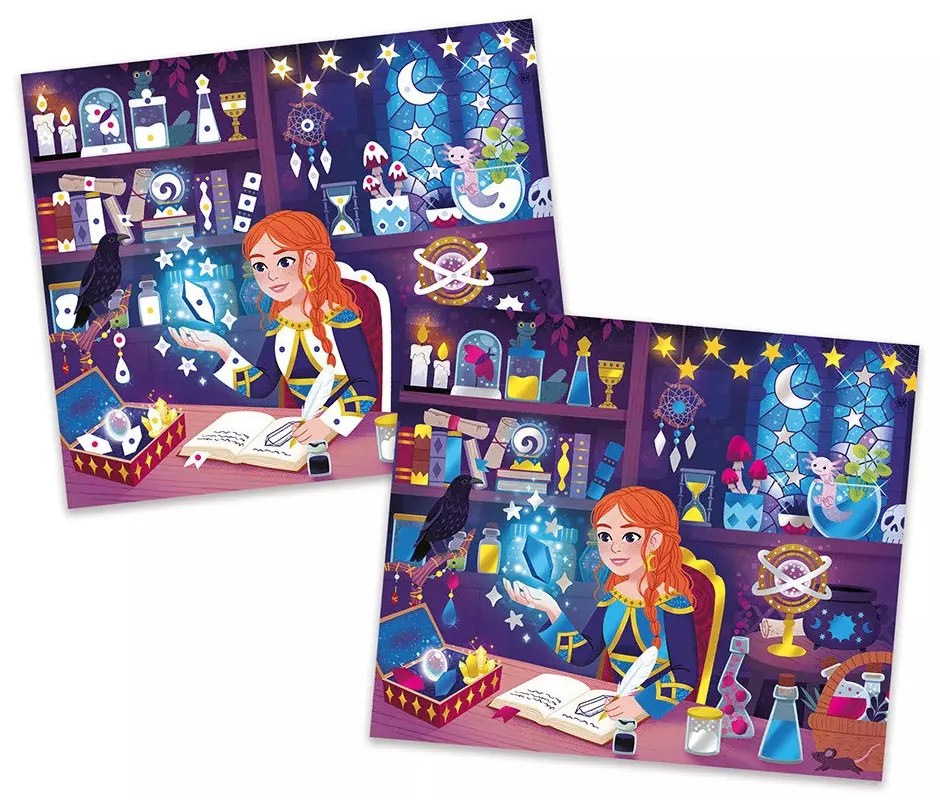 Magic School - 3 Dipinti di Doratura