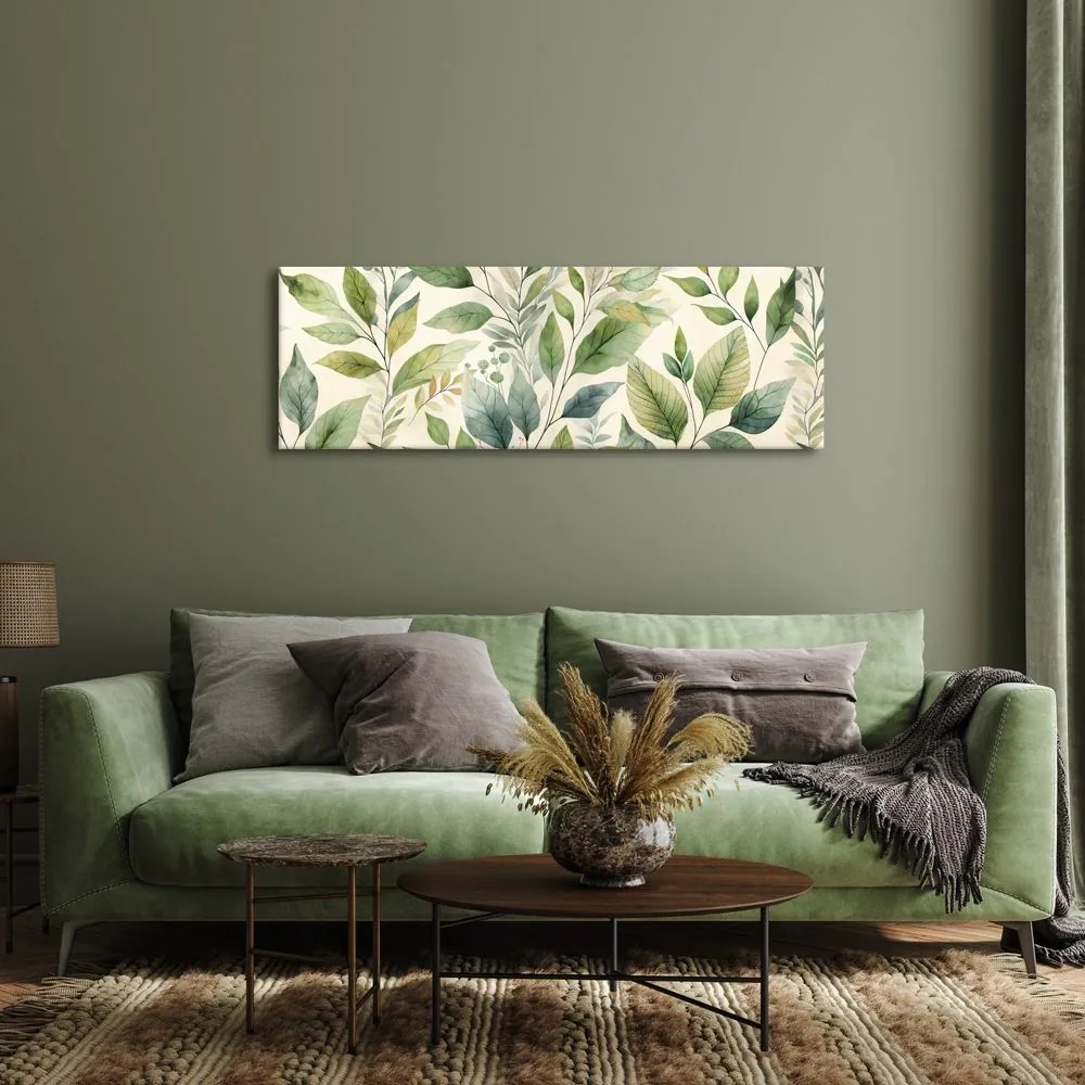 Quadro su tela – Rametti e foglie fresche