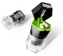 Vitility - Dispenser e taglierina 5-in-1 per pillole, nero