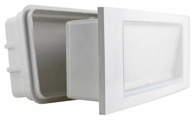 Lampada Emergenza LED da muro o incasso S.E. Colore Bianco Freddo 6.000-6.500K