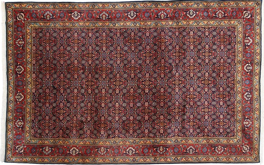 Tabriz Tappeto 280x180 Rosa (Iran) Annodato A Mano
