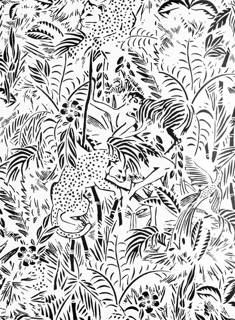 Jean Paul Gaultier Tapete Kenya - Noir
