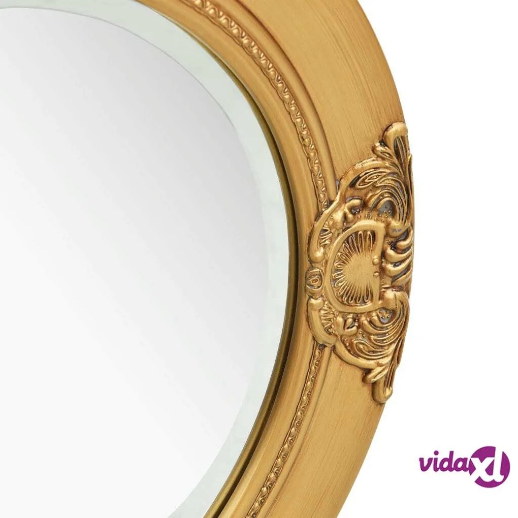vidaXL Specchio da Parete Stile Barocco 50 cm Oro