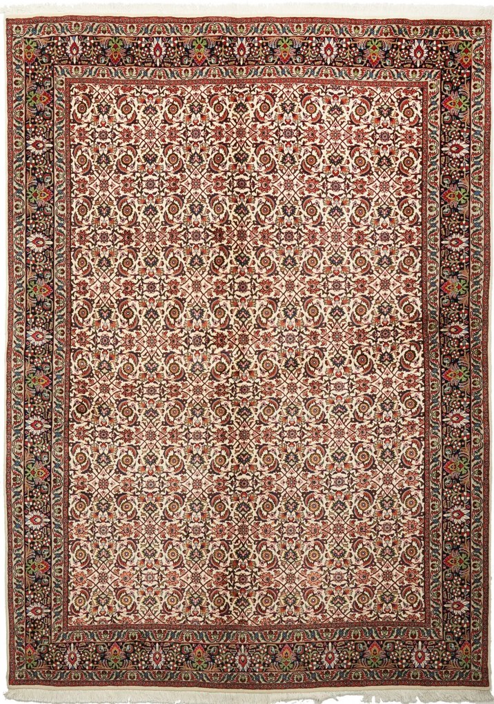 Bidjar Tappeto 180 x 250 Blu (Iran) Annodato A Mano