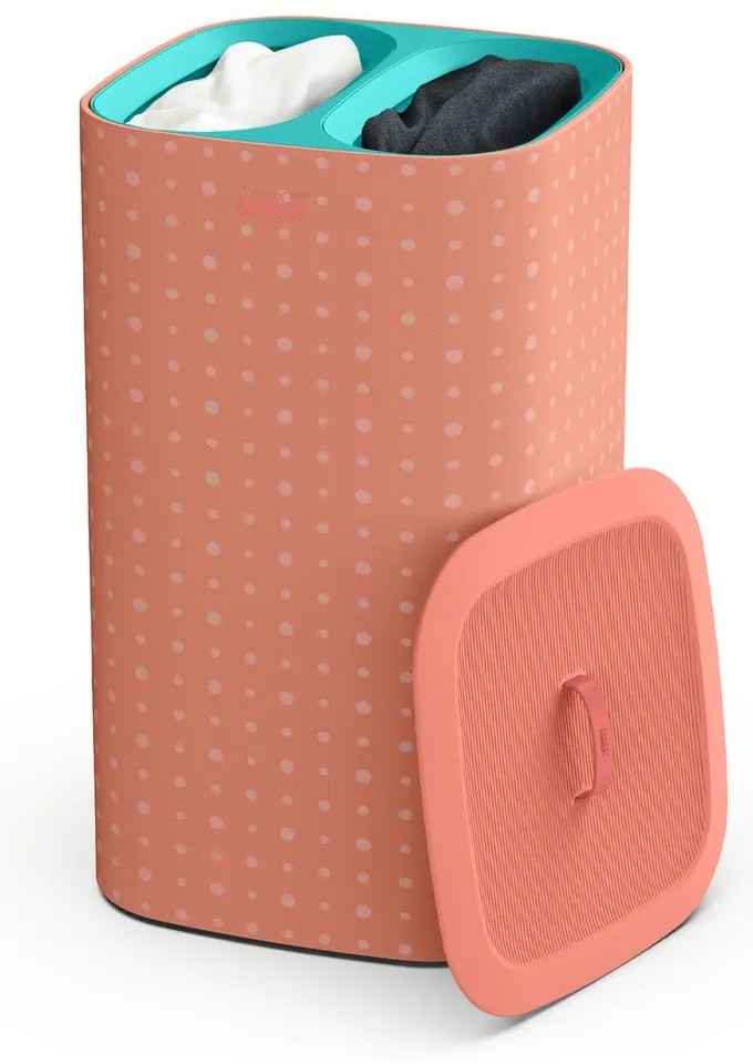 Cesto portabiancheria in tessuto rosa 60 l Tota Pop - Joseph Joseph