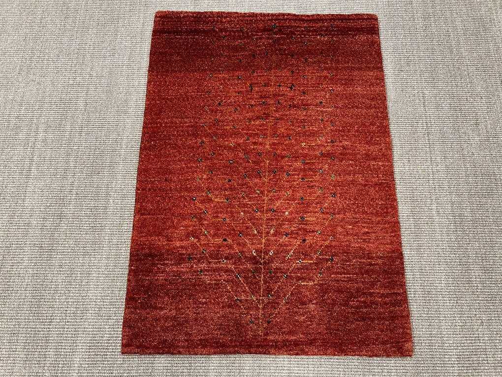 Gabbeh Tappeto persiano 80x110 Rosso (Iran) Annodato A Mano