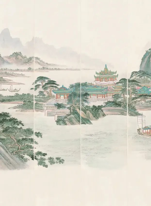 Jannelli & Volpi Carta da parati panoramica Kaisui - Pastel Panel 3