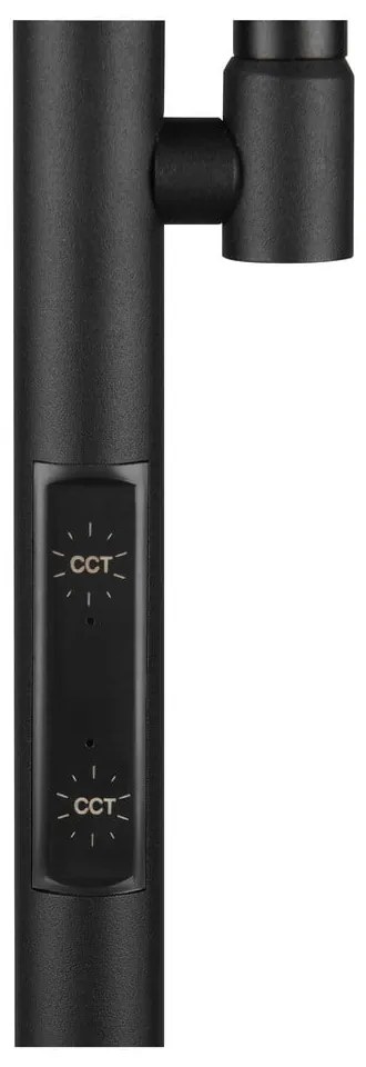 Lampada da terra nera (altezza totale 178 cm) Specter – Trio