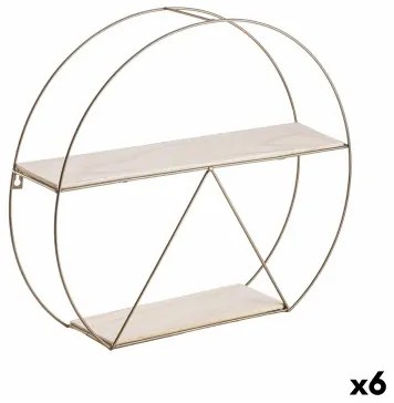 Scaffale Vinthera Moa Dorato Acciaio 50 x 12 cm (6 Unità)