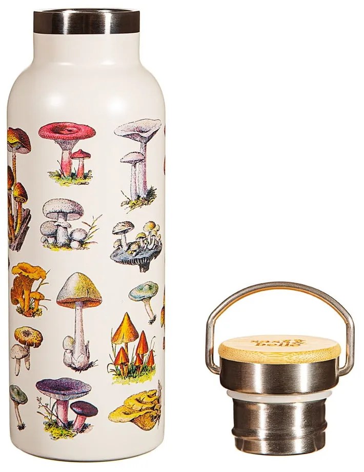 Biberon crema in acciaio inox 500 ml Vintage Mushroom - Sass &amp; Belle