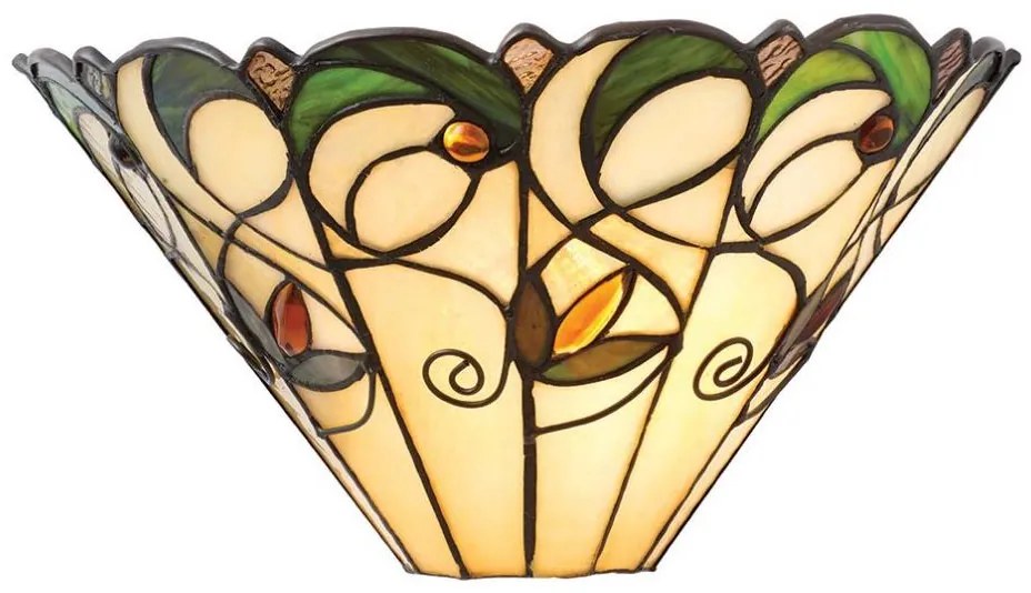 Endon 64198 - Applique da parete Tiffany JAMELIA 1xE14/40W/230V