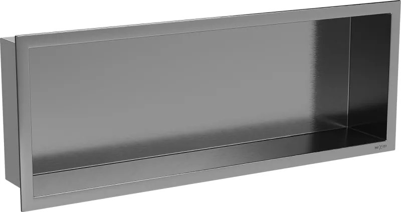Mexen X-Wall-R mensola ad incasso con flangia 60 x 20 cm, grigio canna di fucile spazzolato - 19E0602010
