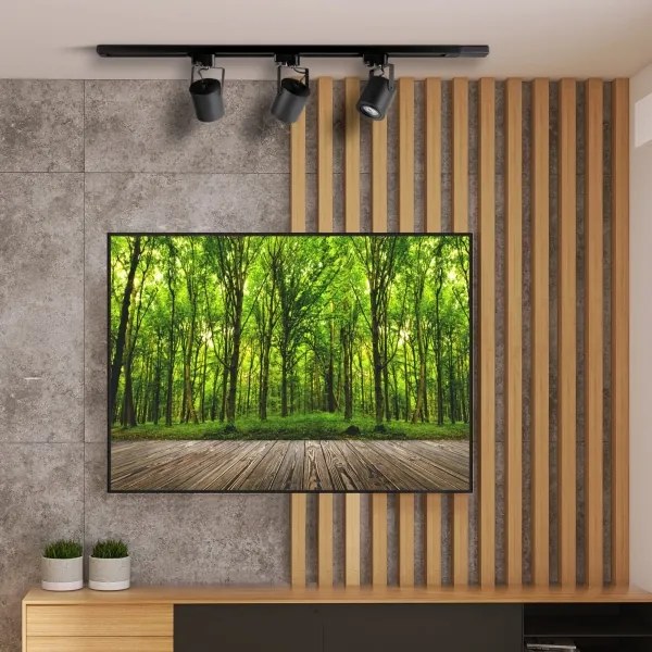 Faretto per sistema a binario MINOR 3xGU10/10W/230V + 1 m rotaia sistema