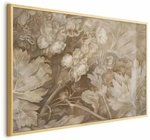 Poster - Ornamental Floral Carvings Cornice d'oro 60x40