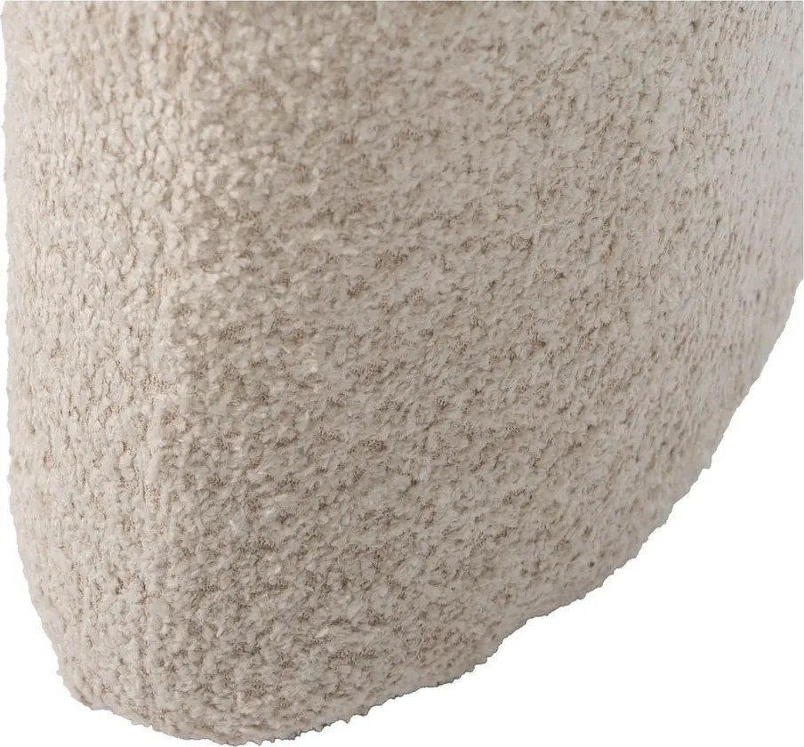 Panca beige in tessuto bouclé Suave - Ixia