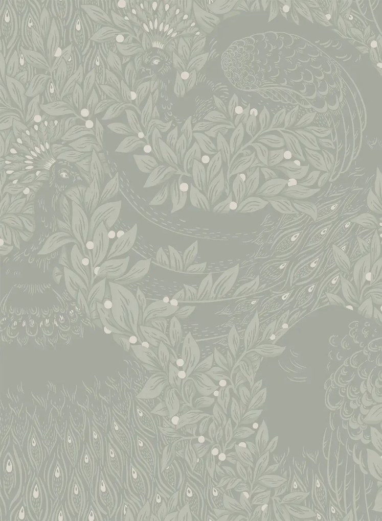 Sandberg Carta da parati Evelina - Sage Green