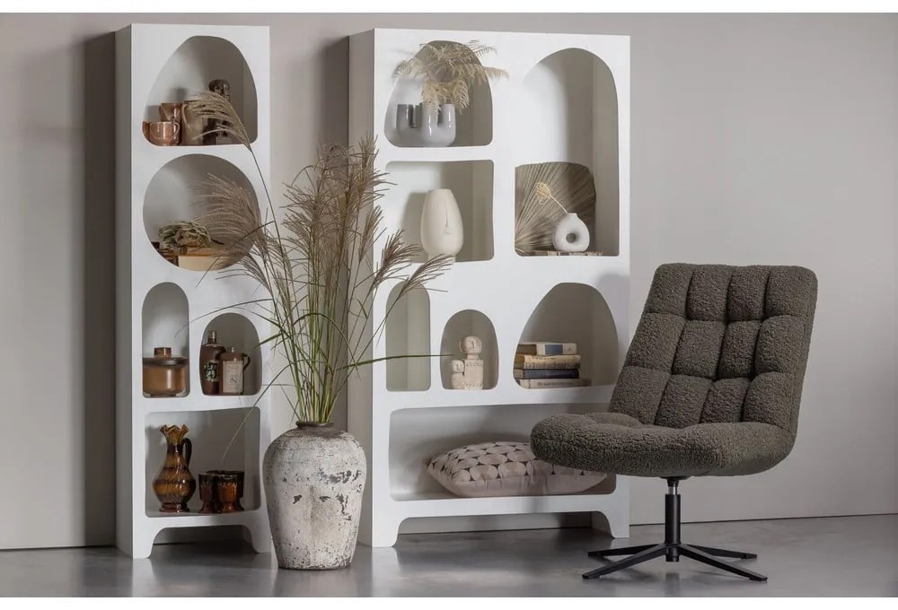 Libreria bianca 48x180 cm Caz - WOOOD