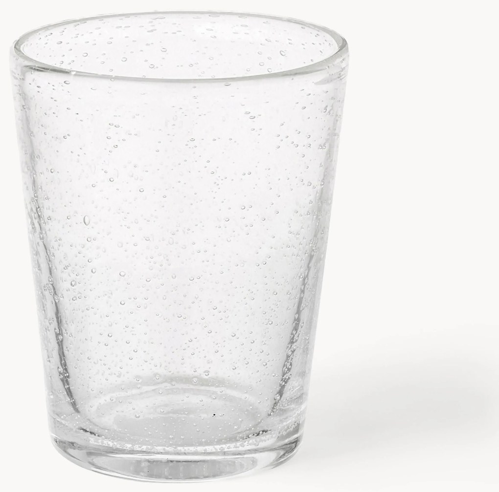 Bicchiere in vetro soffiato Bubble 4 pz