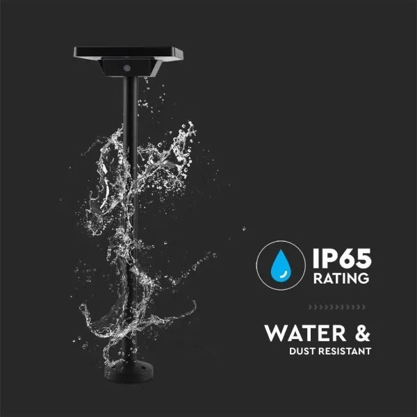 Lampada solare LED da esterno LED/2W/3,7V IP65 3000/4000/6500K 2600 mAh