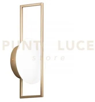 Applique a parete led fobos oro 12w 1900lm cct 3000k 4000k 6500k 10...