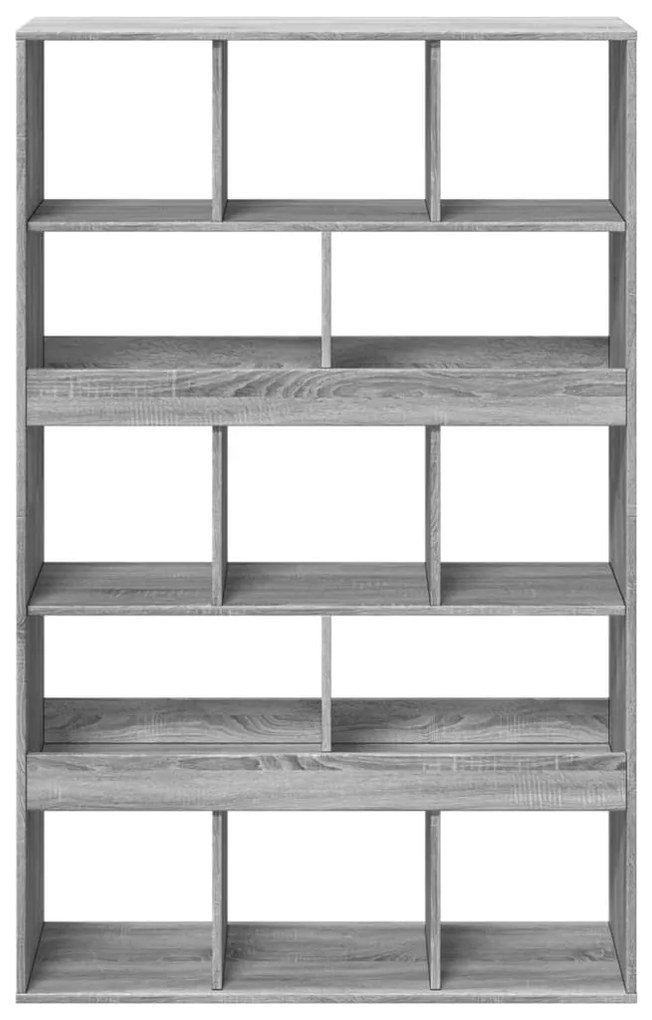 Libreria grigio sonoma 100x33x156,5 cm in truciolato