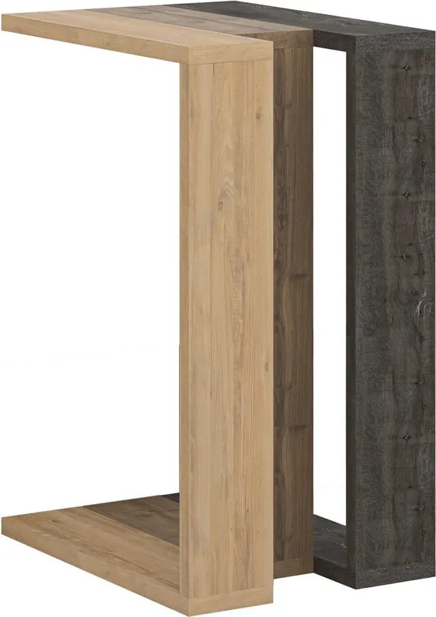 Tavolino in rovere 40x30 cm Macha - Marckeric