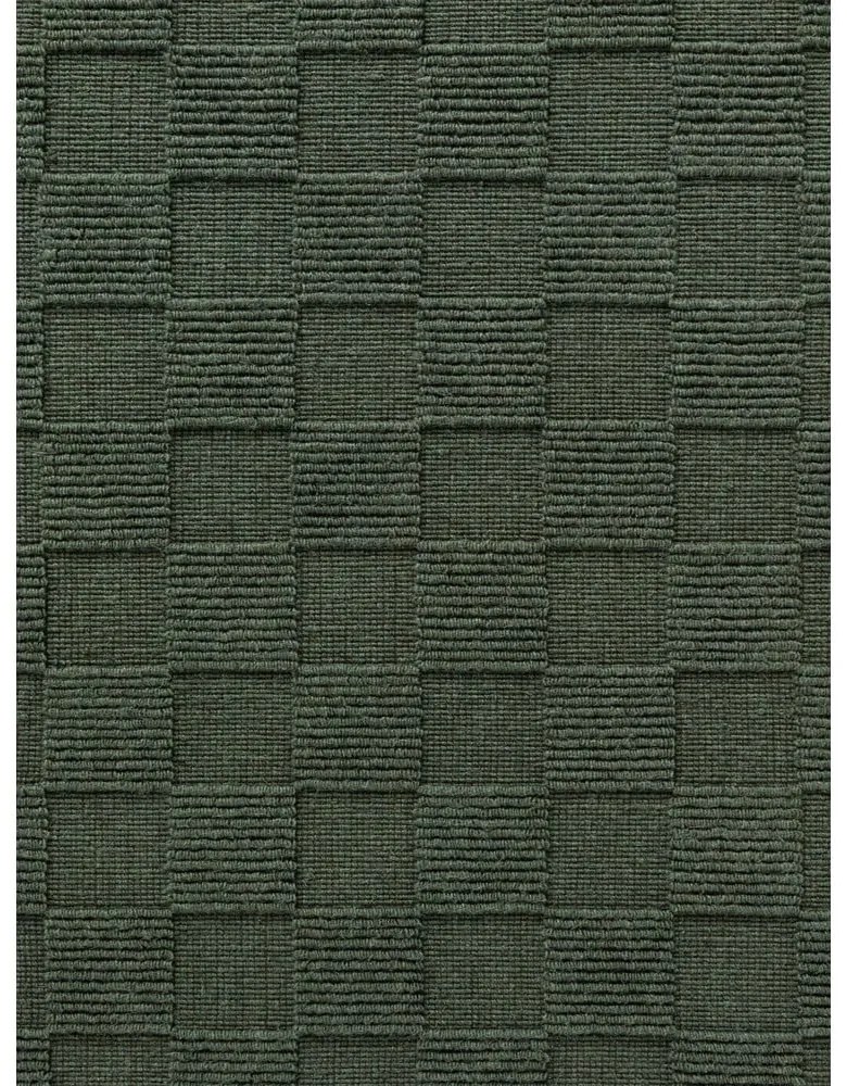 Tappeto verde scuro in lana tessuto a mano 160x230 cm Scala – Villeroy&Boch