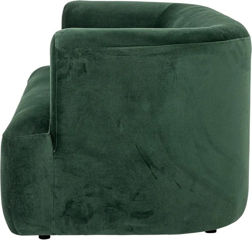Divano verde con rivestimento in velluto 166 cm Morgan – Bloomingville