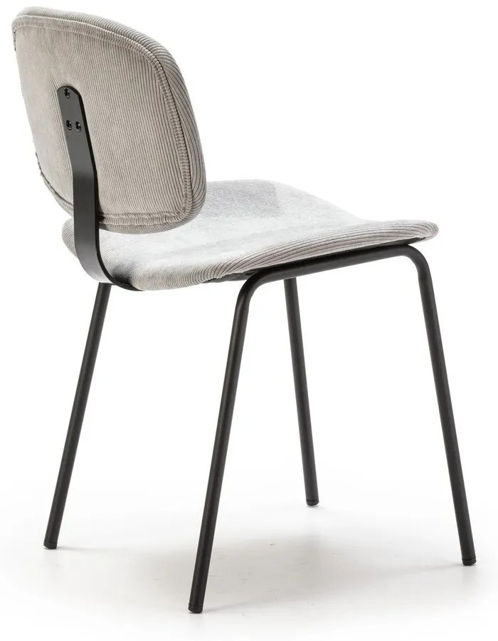 Sedie da pranzo grigie in set di 2 Arus - Marckeric