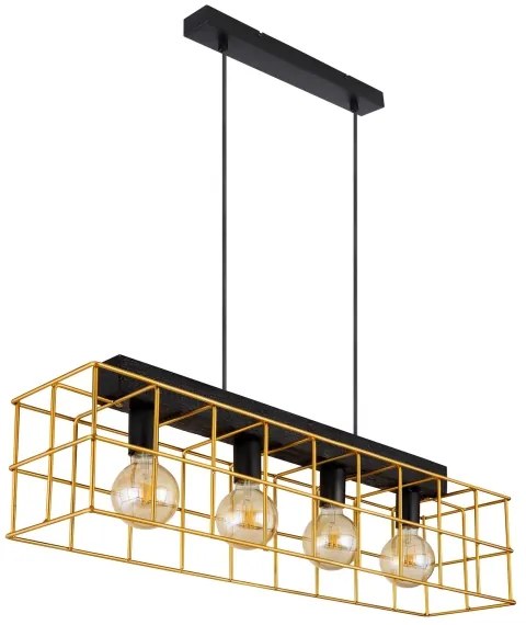 Globo 15530B-4H - Lampadario a sospensione con filo MERRIL 4xE27/60W/230V